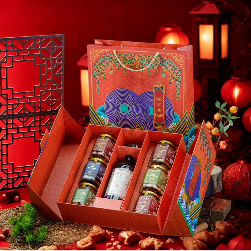 Hộp Quà Tết Đoàn Viên HQ55